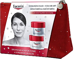 Духи, Парфюмерия, косметика Набор - Eucerin Hyaluron-Filler+ Volume Lift Set (f/cr/50ml*2)