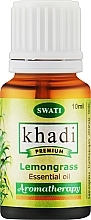 Ефірна олія "Лемонграс" - Khadi Swati Premium Essential Oil — фото N1