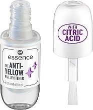 Отбеливающее средство для ногтей - Essence The Anti-Yellow Nail Whitener — фото N2