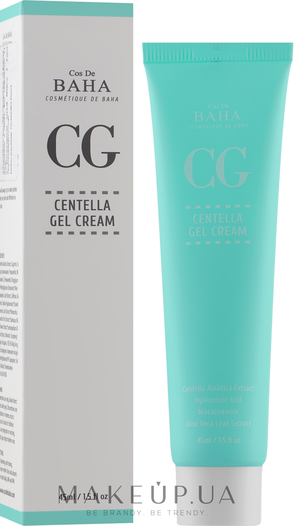 Гель-крем для лица с центеллой - Cos De BAHA Centella Gel Cream — фото 45ml