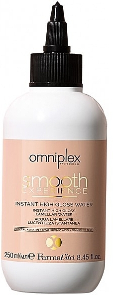 Средство для придания моментального блеска волосам - FarmaVita Omniplex Smooth Experience Instant High Gloss Water — фото N1