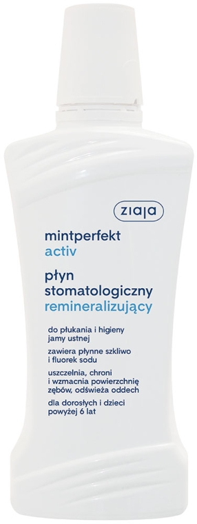 Ополаскиватель для полости рта - Ziaja Mintperfect Activ Remineralizing — фото N1