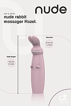 Клиторальный стимулятор - Dream Toys Nude Rabbit Massager Hazel — фото N1