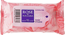 Влажные салфетки - BioFresh Rose Of Bulgaria Hand Hygiene Wet Wipes — фото N1