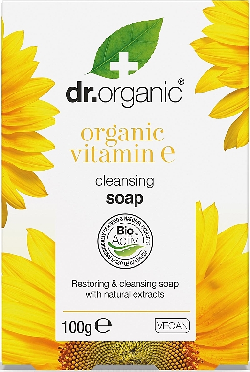 Мыло с витамином Е - Dr. Organic Bioactive Skincare Organic Vitamin E Soap — фото N2