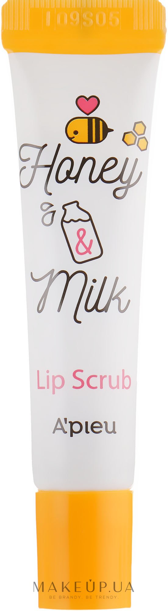 Молочно-медовий скраб для губ - A'pieu Honey & Milk Lip Scrub — фото 8ml