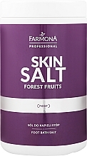 Парфумерія, косметика Сіль для ванн для ніг "Лісові фрукти" - Farmona Professional Skin Salt Forest Fruits Foot Bath Salt