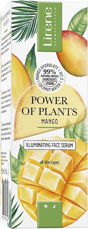 Ревитализирующая сыворотка для лица "Манго" - Lirene Power Of Plants Mango Illuminating Face Serum — фото N2