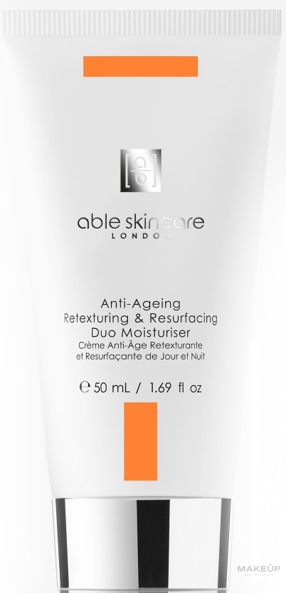 Зволожувальний крем для обличчя - Able Skincare Anti-Ageing Retexturing and Resurfacing Duo Moisturiser — фото 50ml