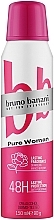 Парфумерія, косметика Bruno Banani Pure Woman - Дезодорант-спрей для тіла