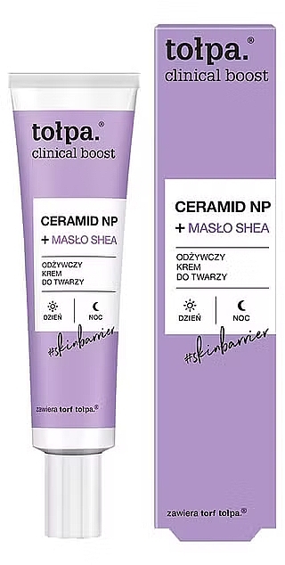 Живильний крем для обличчя - Tolpa Clinical Boost Ceramide NP+Shea Butter — фото N1