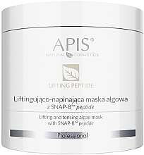 Підтягувальна маска для обличчя з водоростей із пептидом - APIS Professional Lifting Peptide Lifting And Tensing Algae Mask With SNAP-8 Peptide — фото N1