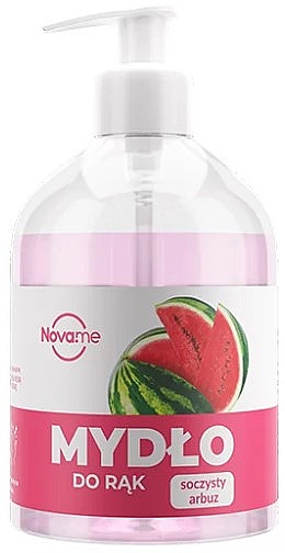 Жидкое мыло "Сочный арбуз" - Novame Juicy Watermelon Hand Soap — фото N1