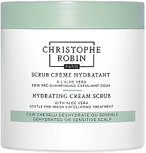 Увлажняющий крем-скраб для кожи головы с алоэ вера - Christophe Robin Hydrating Cream Scrub with Aloe Vera — фото N1