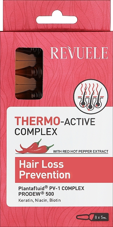 Термоактивний комплекс від випадання волосся - Revuele Thermo Active Complex Hair Loss Prevention — фото N1