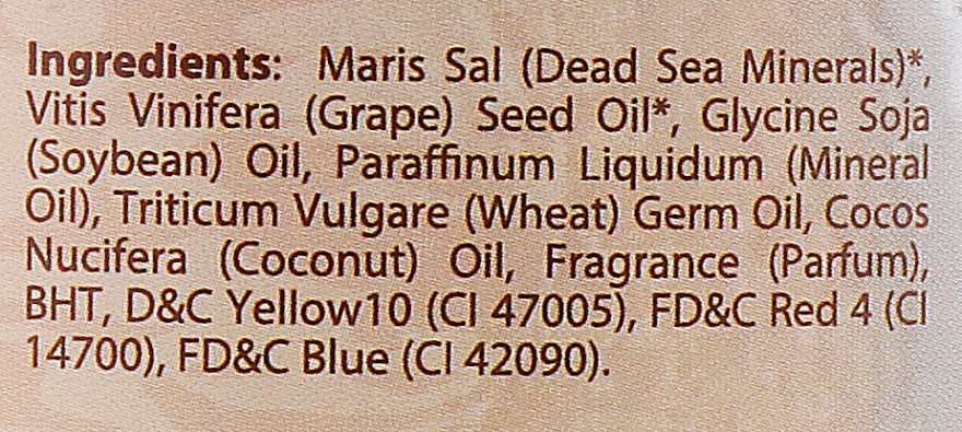 Скраб для тіла з мінералами Мертвого моря і маслом кокоса - Dead Sea Collection Coconut Salt Scrub — фото N3