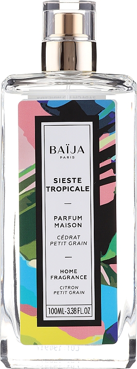 Ароматический спрей для дома - Baija Sieste Tropicale Home Fragrance — фото N1