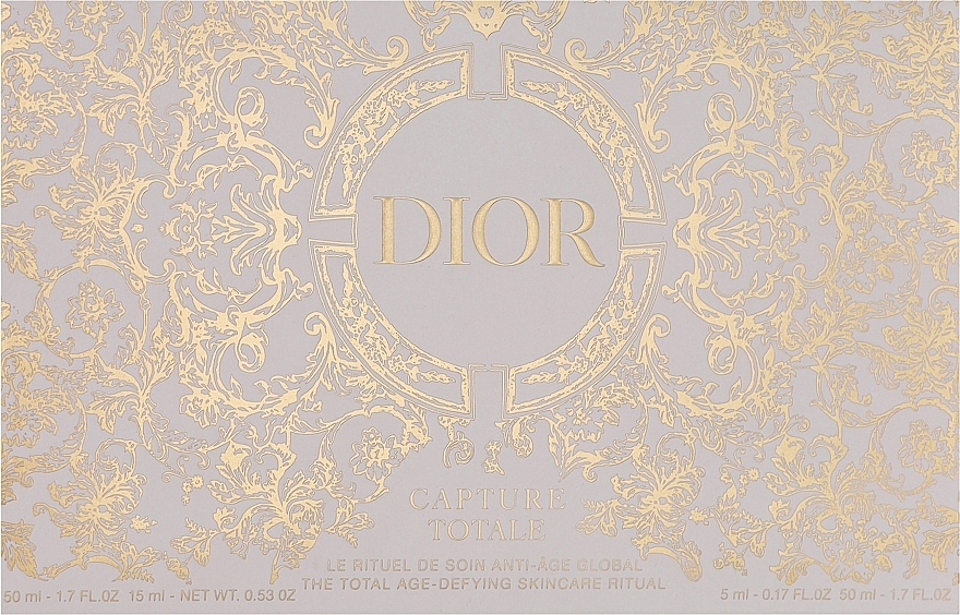 Набор - Dior Capture Totale (f/ser/10ml + eye/ser/5ml + f/cr/50ml + pouch) — фото N2