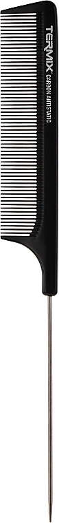 Расческа для стрижки с металлическим кончиком, 21,5 см - Termix Carbon Comb 821 — фото N1