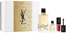 Парфумерія, косметика Yves Saint Laurent libre - Набір (edp/90ml + edp/7.5ml lip/stick/6ml)