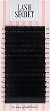 Накладные ресницы, черные, 16 линий (mix, 0,15, C, 8-12) - Lash Secret — фото N1