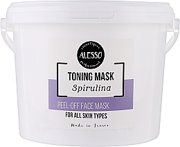 Парфумерія, косметика Альгінатна маска очищувальна з хлорофілом - Alesso Toning Spirulina Mask