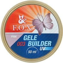 Духи, Парфюмерия, косметика Моделирующий гель-желе - F.O.X Gele Builder Gel UV Pink 003