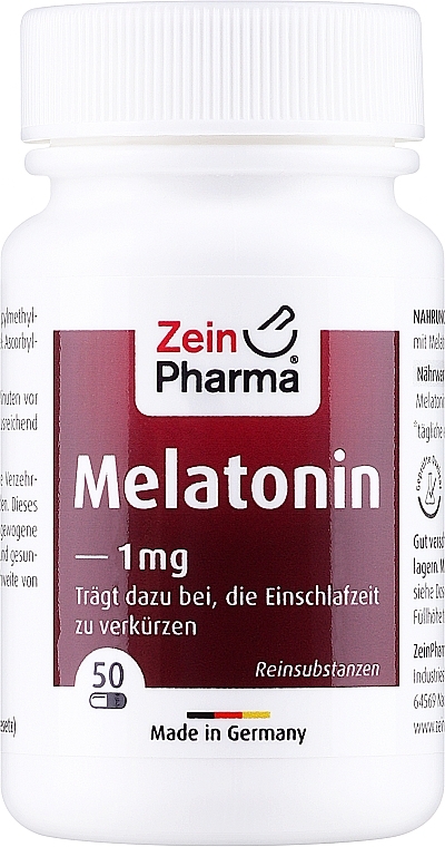 Капсули "Мелатонін", 1 мг - Zein Pharma Melatonin — фото N1