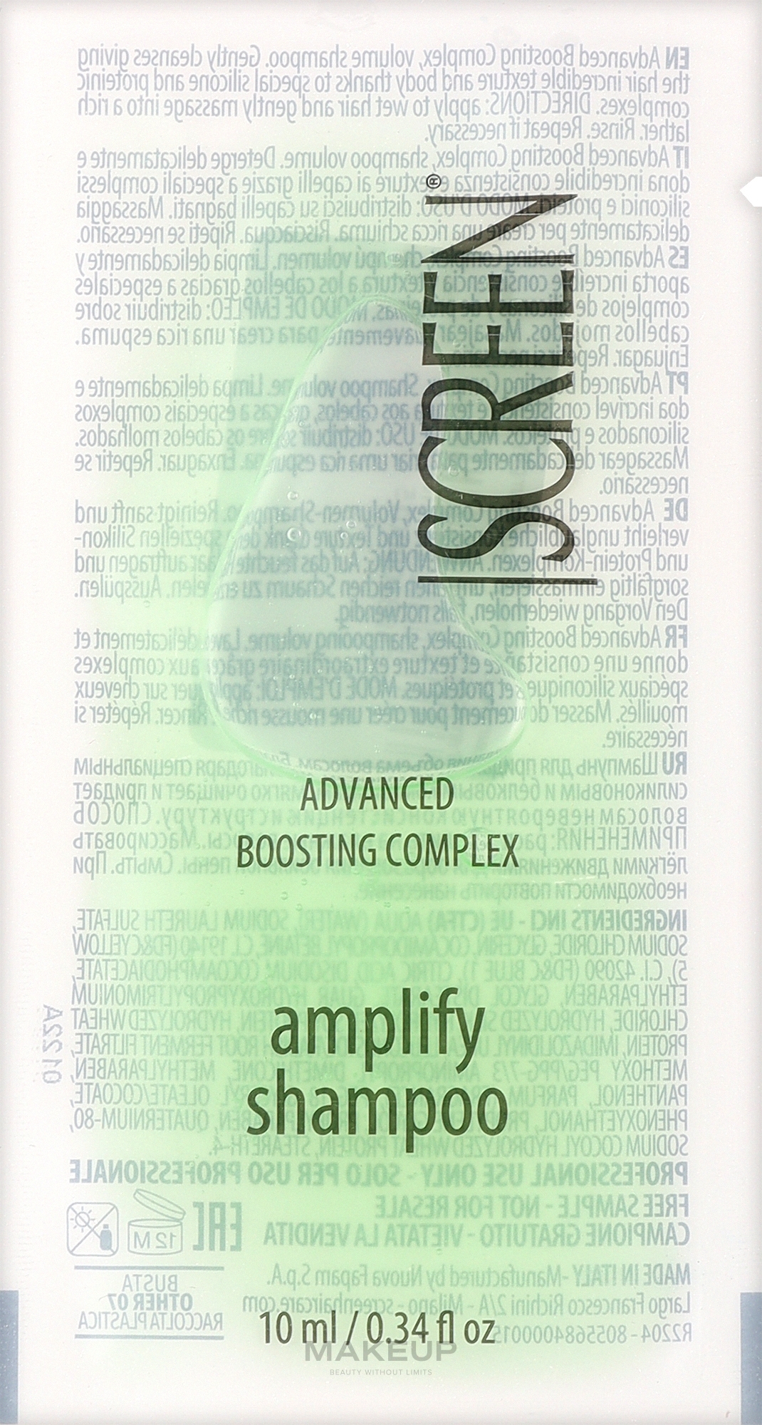 Шампунь для объема - Screen Amplify Shampoo (мини) — фото 10ml