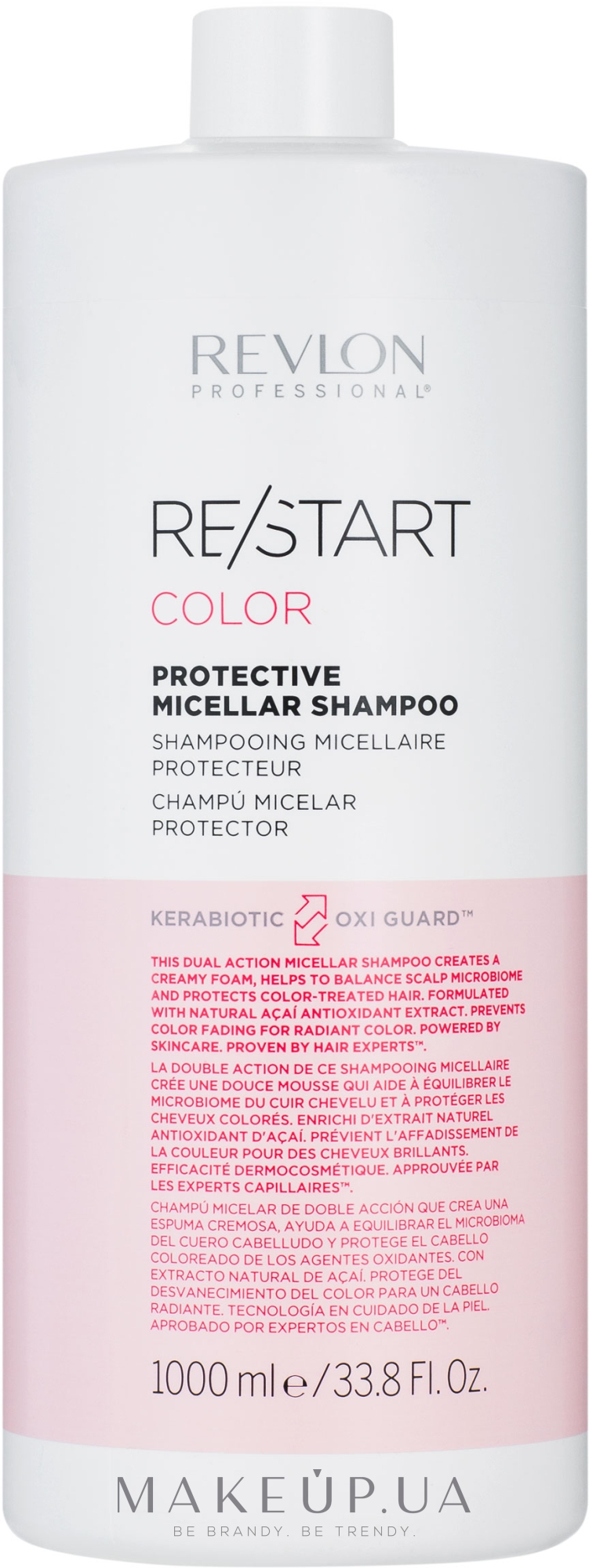 Шампунь для окрашенных волос - Revlon Professional Restart Color Protection Shampoo — фото 1000ml