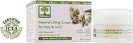 Крем-лифтинг для лица и шеи с диктамелией, гибискусом и маслом кунжута - BIOselect Natural Lifting Cream For Face And Neck — фото N2