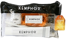 Набір - Kemphor Classic Dental Travel Set (toothpaste/25ml + mouthwash/50ml + tooth/br/1pcs + floss/1pcs) — фото N1