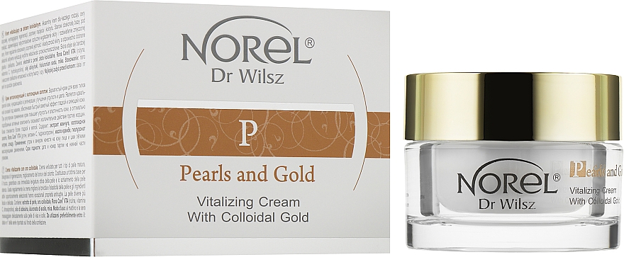 Восстанавливающий крем с коллоидным золотом для зрелой кожи - Norel Pearls and Gold Revitalizing Cream — фото N2