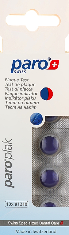Таблетки для індикації зубного нальоту - Paro Swiss Plak2 — фото N2