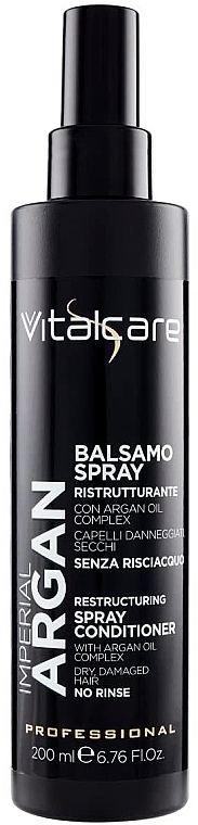 Спрей-кондиціонер для сухого та пошкодженого волосся - Vitalcare Professional Imperial Argan Spray Conditioner — фото N1