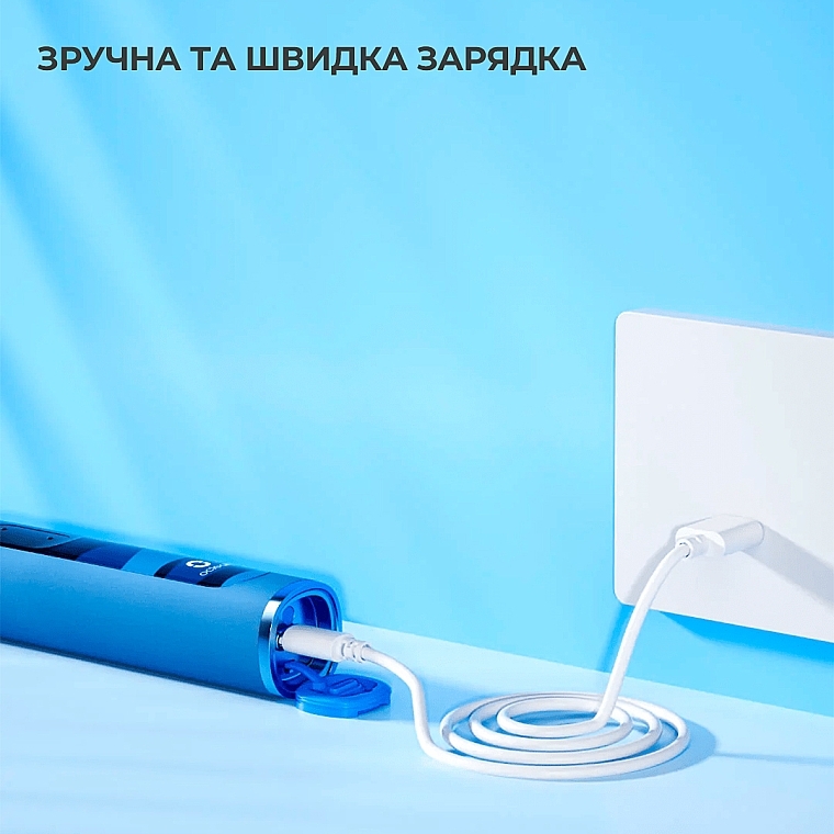 Електрична зубна щітка Oclean X10 Blue - Oclean X10 Electric Toothbrush Blue — фото N14