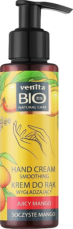 Розгладжуючий крем для рук з ароматом манго - Venita Bio Natural Care Smoothing Hand Cream — фото N1