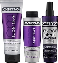 Набор - Osmo Super Silver Blonde (sh/300ml + h/mask/250ml + h/spr/250ml) — фото N2