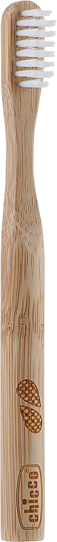 Бамбукова зубна щітка, червона - Chicco — фото N1