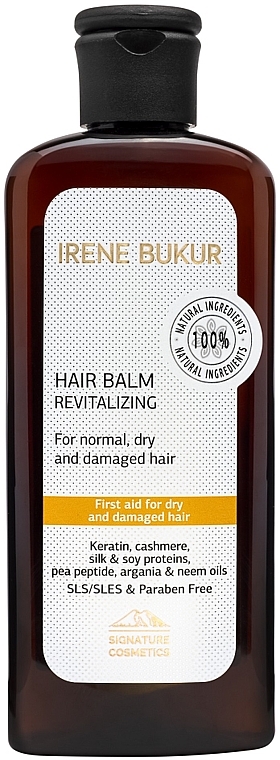 Бальзам "Восстановление" для нормальных, сухих и поврежденных волос - Irene Bukur