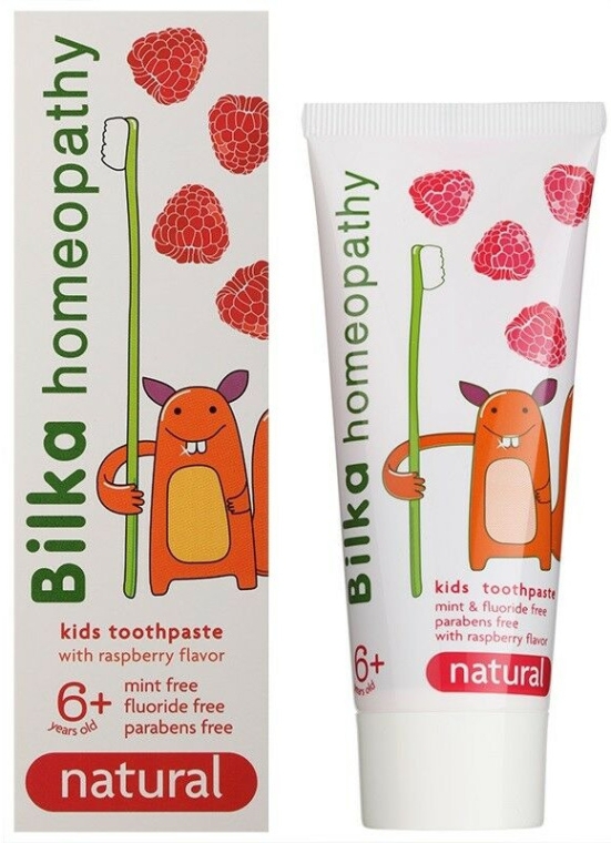 Гомеопатическая детская зубная паста - Bilka Homeopathy 6+ Kids Toothpaste — фото N1