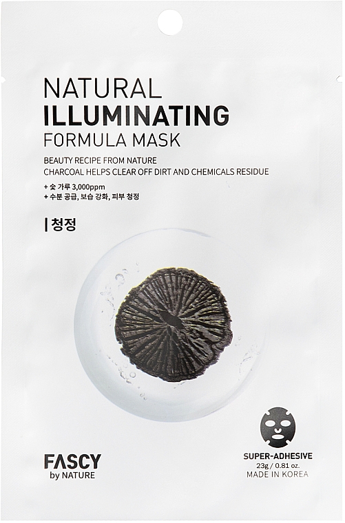 Тканинна освітлювальна маска для обличчя - Fascy Natural Illuminating Formula Mask — фото N1