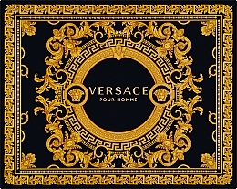 Versace Pour Homme - Набор (edt/50ml + a/sh/balm/50ml + sh/gel/50ml) — фото N2