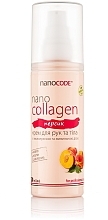 Парфумерія, косметика Крем для рук та тіла "Персик" - NanoCode NanoCollagen