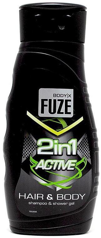 Гель для душу 2 в 1 "Active" - Body-X Fuze — фото N1