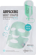 Парфумерія, косметика Зволожувальна тканинна маска для обличчя - Mediheal Airpacking Mint Wrap Sheet Mask