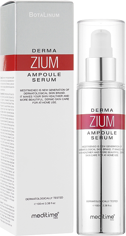 Сыворотка глубокого действия против морщин - Meditime Botalinum Derma Zium Ampoule Serum — фото N2