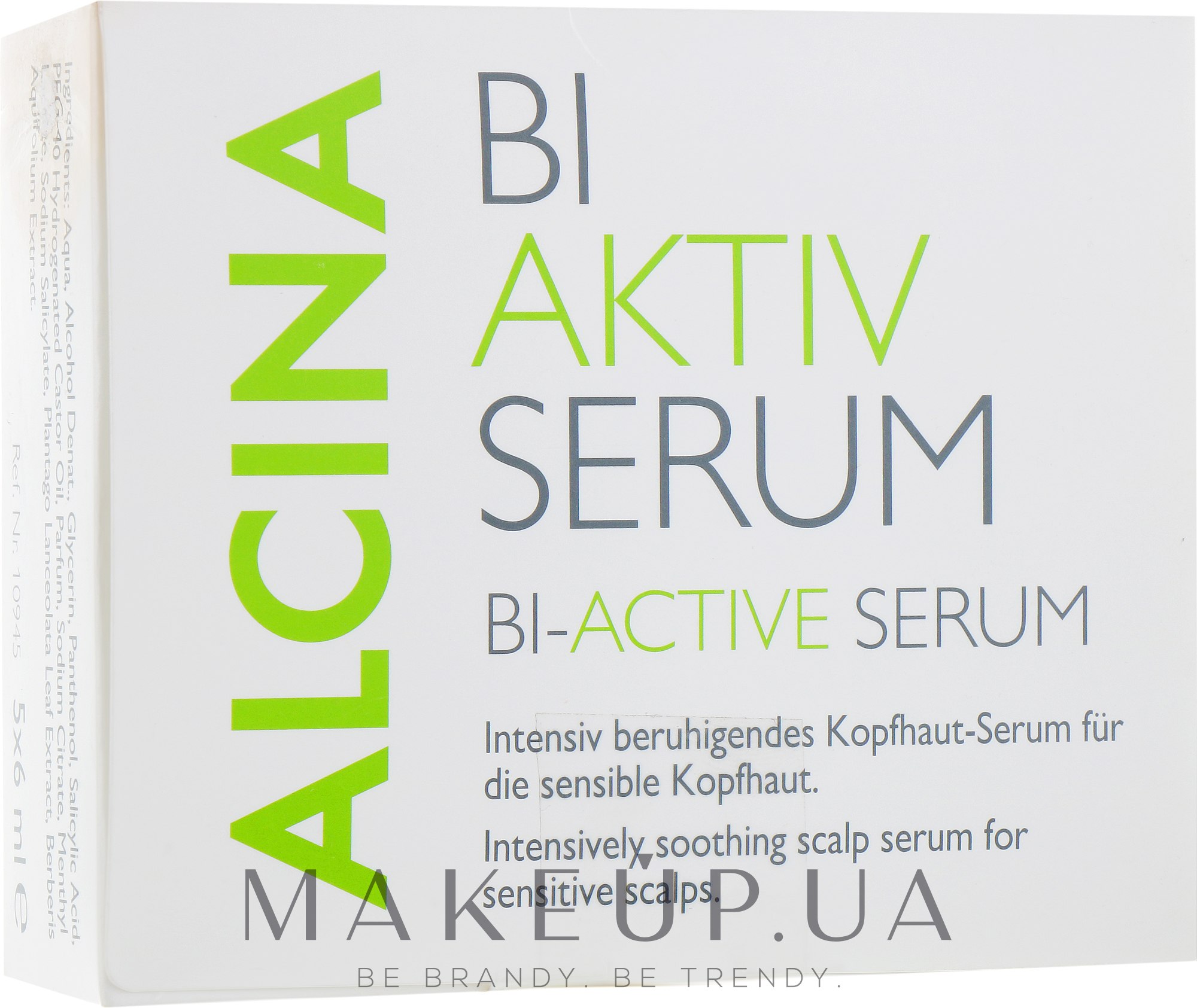 Біоактивна сироватка для шкіри голови - Alcina Hair Care Bi Aktiv Serum — фото 5x6ml