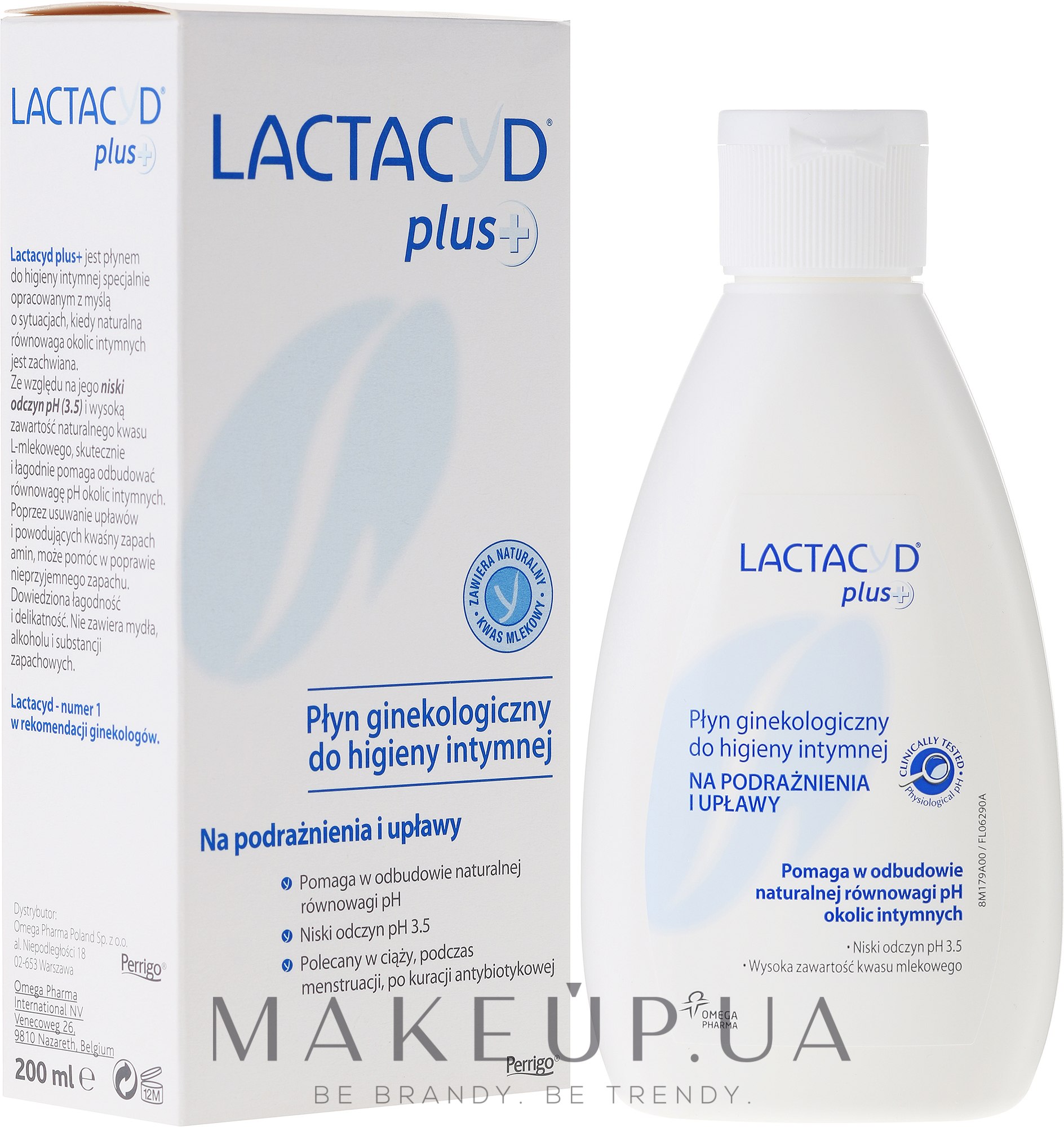 Засіб для інтимної гігієни "Plus", без дозатора - Lactacyd Body Care Intimate Hygiene Gel — фото 200ml