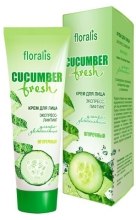 Духи, Парфюмерия, косметика Крем для лица экспресс-лифтинг - Floralis Cucumber Fresh Face Cream